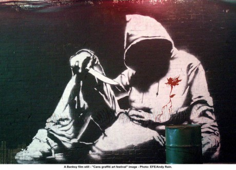 A-Banksy-film-still-Cans-Graffiti-Art-Festival